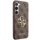Samsung Galaxy S24+ Plus (SM-S926) Guess 4G Big Metal Logo Case Cover, Brown