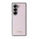 Guess 4G Glitter Script Case for Samsung Galaxy Z Fold 6 Pink