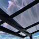 Profiled Polycarbonate Roof Sheet DIAMOND TILE EFFECT 2.8 mm 0.954x4 m, Gray