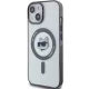 Karl Lagerfeld iPhone 15 Case IML Choupette`s Head MagSafe, Transparent