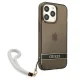 Guess Translucent Strap Case for iPhone 13 Pro / 13, Black