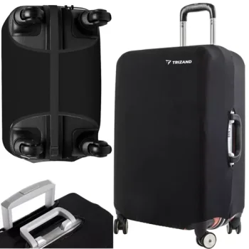 Trizand Size M Suitcase Cover, Black