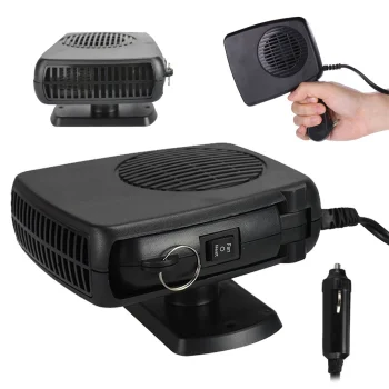 Portable Car Heater and Fan 200W 12V, Fast Windshield Defroster for Winter