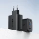 Acefast A17 GaN 2-in-1 Charger 65W USB-C / USB and HDMI 4K@60Hz Adapter with Cable, White