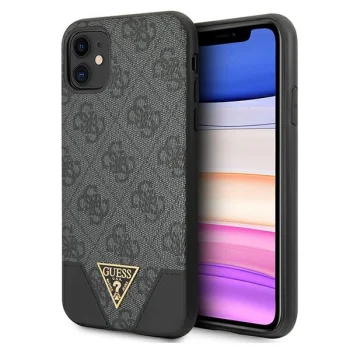 Dėklas Guess 4G Triangle Collection, skirtas iPhone 11 / XR 6.1", pilkas