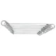 GEDORE red Double-Ended Ring Spanner Set 6-22 mm, 8-Piece (R01105008)
