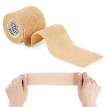 4Fizjo Self-Adhesive Cohesive Bandage 4.5 m x 5 cm, Beige