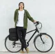 Wozinsky WBB13BK Spacious Bike Rack Bag, 60L, Black