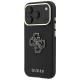 Guess Grained & Big Resin Logo Case for iPhone 18 Pro Max / 17 Pro Max - Black