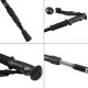 Nordic Walking Trekking Hiking Sticks Poles 2pcs Set Anti-Shock, Black