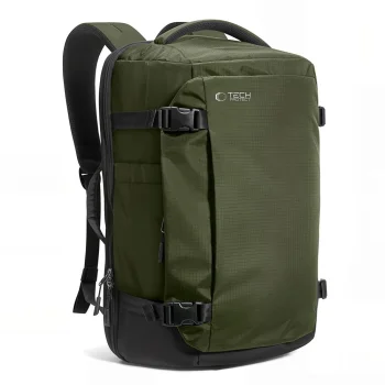 Tech-Protect Defender S70 Laptop Backpack 24L Ryanair Wizzair - Dark Green