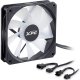 ADATA XPG VENTO R 120 ARGB Reverse Fans, 120mm, 3-Pack, Black