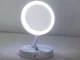 Magnifying Table Makeup Mirror with LED Light Foldable