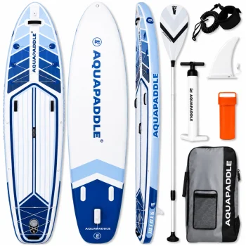 AquaPaddle SUP Board 355x82x15 cm with Accessories, 200 kg, Navigator Blue