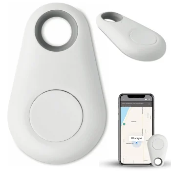 Bluetooth Key and Phone Finder Tracker, White