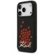 Karl Lagerfeld Silicone Heart Sign Logo MagSafe Phone Case Cover iPhone 17 Pro - Black