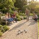 Bocce Ball Set with 6 Steel Boules Petanque Balls and Carrying Case for Backyard Fun