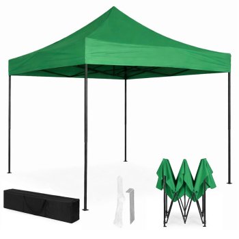 Pop-Up Garden Gazebo Event Tent 3x3m MultiGarden, green