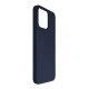 3mk Silicone Case for iPhone 15 Pro Max, Navy Blue
