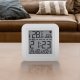 Wi-Fi Temperatūras un Mitruma Sensors LTC SMART Tuya ar Ekrānu, balts, sudraba