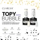 Claresa Top Bubble Gold Matt No Wipe Top Coat, 5 g