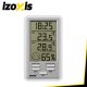 Izoxis Weather Station with Thermometer and Hygrometer, 14.5x8x2.4cm