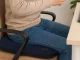 Heated Massage Seat Cushion with Vibration, 40x40 cm
