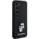 Karl Lagerfeld Samsung Galaxy S24 Case Silicone Karl & Choupette, Black