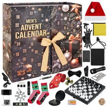 Advent Calendar for Men with 24 Surprise Gifts and Gadgets