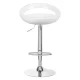 4Rico QS-B01 Bar Stool, White