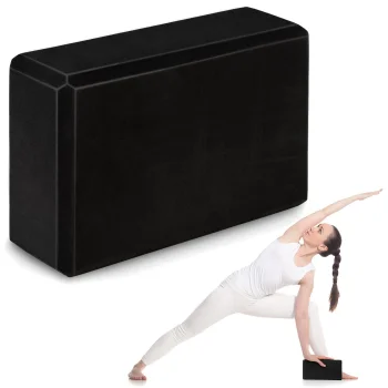 Neo-Sport NS-962 Yoga Block, EVA Foam, Black