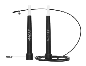 4Fizjo 186 Standard Skipping Rope with Bearings, Black