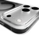 Puro iPhone 17 Pro Case Lite Mag, Transparent with Black Ring