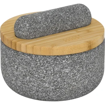 Joseph Joseph Dash Granite Pestle & Mortar with Bamboo Lid