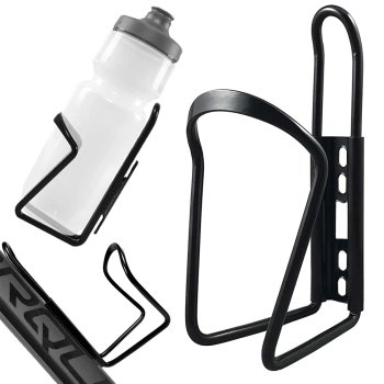 Bike Bicycle Water Bottle Cup Bracket Holder (Aluminum), Black