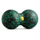 4Fizjo EPP Double Massage Ball, 8 cm, Black/Green
