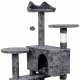 XL Cat Scratching Post with 7 Levels and 2 Houses