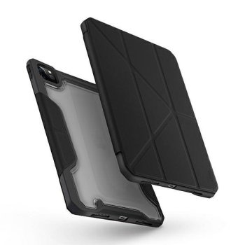 Apple iPad Pro 11 ( 2020, 2021 ) Uniq Etui Trexa Cover Case, Black | Planšetes Vāciņš Maciņš Apvalks Grāmatiņa