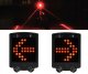 Wireless Bike Turn Signals & Rear Light with Laser Lane Projector