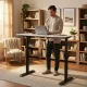 ModernHome Electric Height Adjustable Desk 140x70 cm, 76-121 cm
