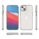 Spring Case for iPhone 14 Plus TPU Case with Frame, 1 mm, Black