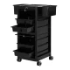 Gabbiano 68C Hairdressing Trolley, Black