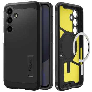 Spigen Samsung Galaxy S24 FE Case Tough Armor MagSafe, Black