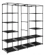 Portable Clothing Wardrobe Storage Organizer, 180x133x44 cm