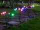 Solar Garden Light Balls RGB, 2 Pcs (6 LEDs Each), 70 cm