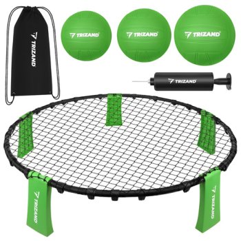 Trizand Mini Volleyball and Roundnet Game Set