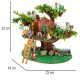 Creative Treehouse Building Kit with Plant Growing and Figurines
