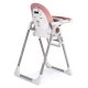 Nukido Belo Adjustable Baby High Chair with Removable Tray, Pink