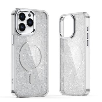Glitter Case MagSafe Compatible iPhone 17 Pro - Semi-Transparent