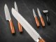 Kitchen Knife Set with Peeler, 6 Pieces, Stainless Steel, Silver